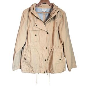‎Loft anorak jacket. Shell cotton & linen blend.